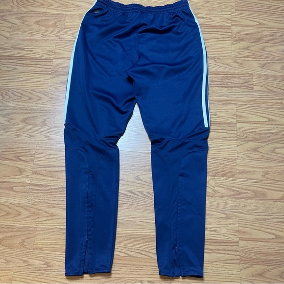 Adidas Men Navy Joggers with White Stripes - Picture 4 of 10